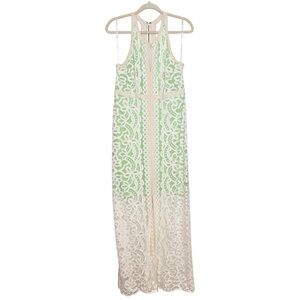 green emerald velvet dress Emery Embroidered Maxi Dress Fuchsia / XL